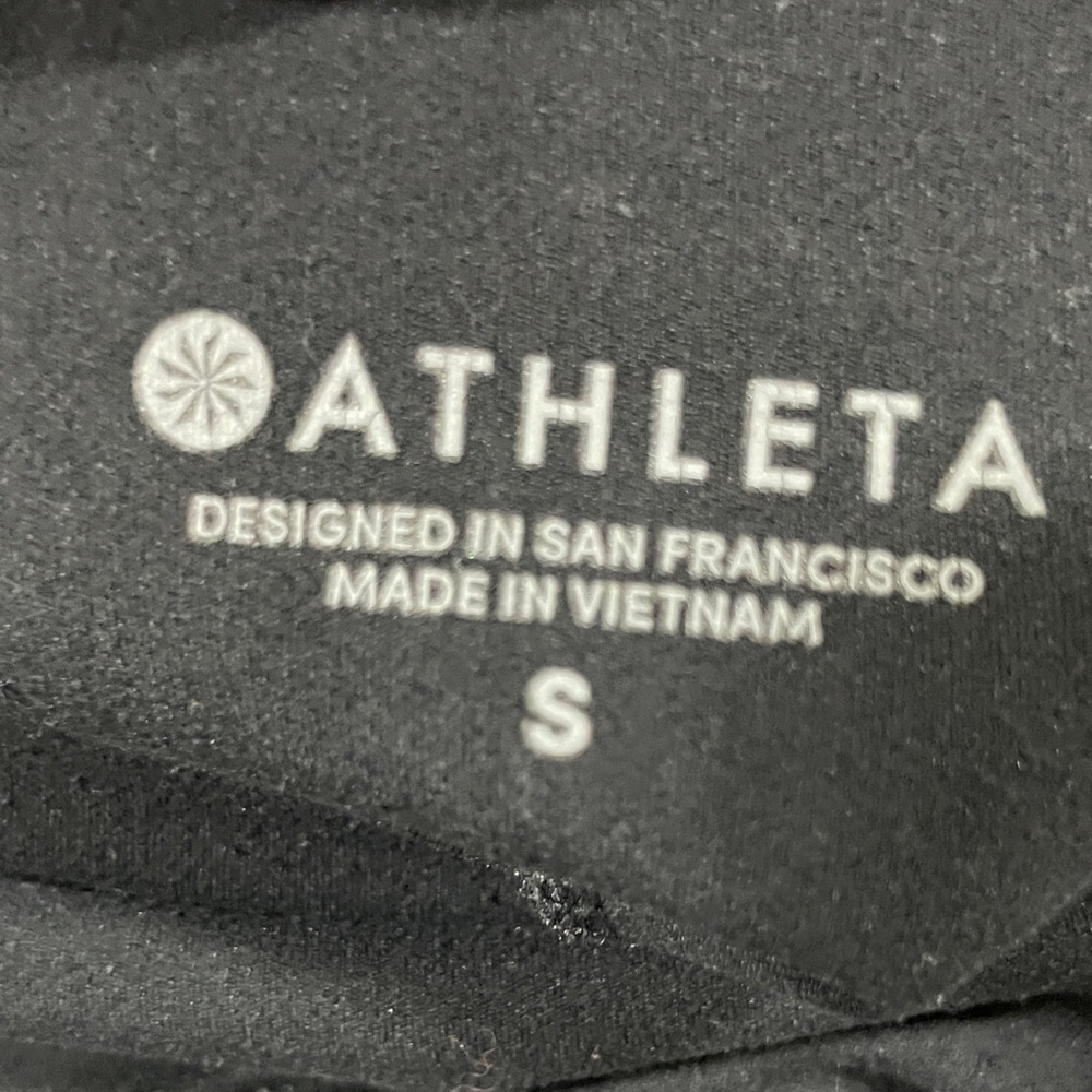 Athleta athletic Black High-Waisted Leggings - Picture 2 of 3